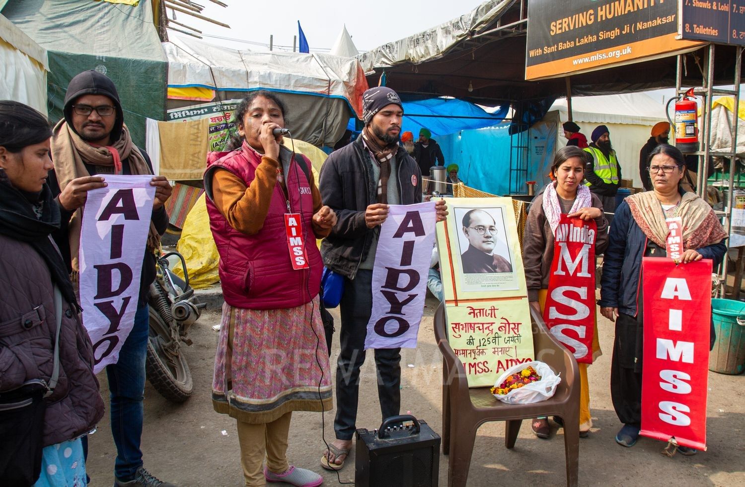 The 2020–2021 Indian farmers' protest against three farm acts passed by the Parliament of India in September 2020.