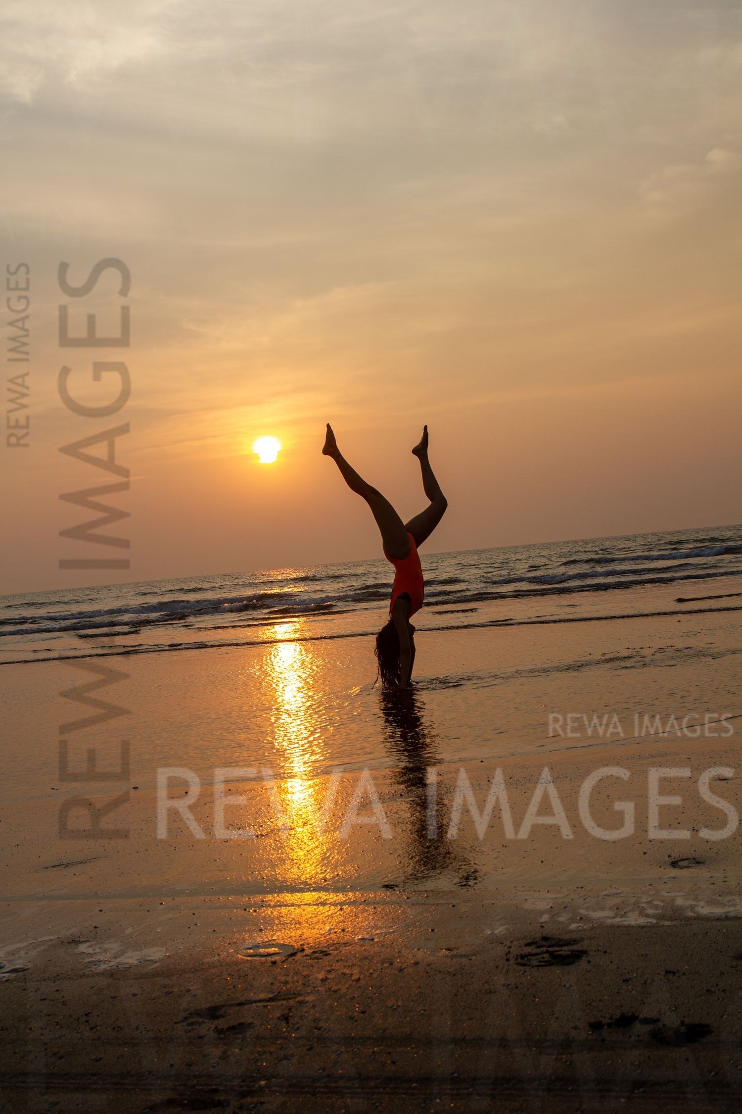 Gymnastics at the Sunset