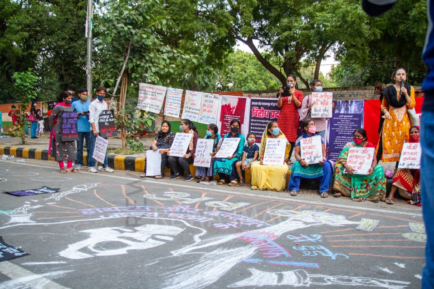 Protests against 2020 Hathras rape case