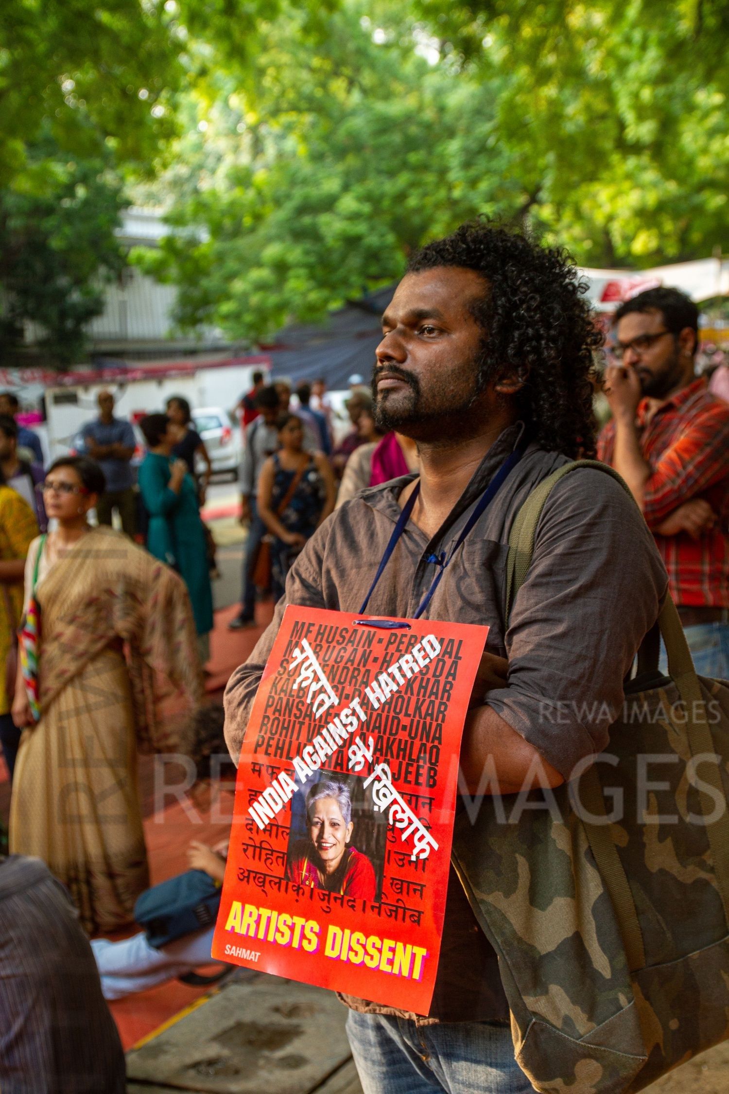 Gauri Lankesh - Fearless Voices Silenced. Delhi, September 2017