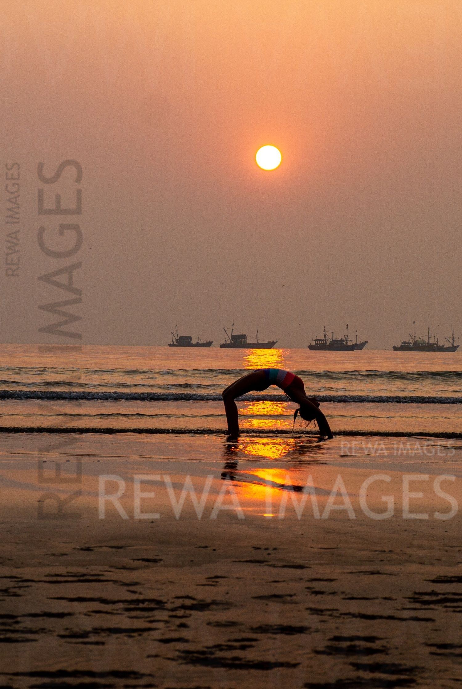 Gymnastics at the Sunset