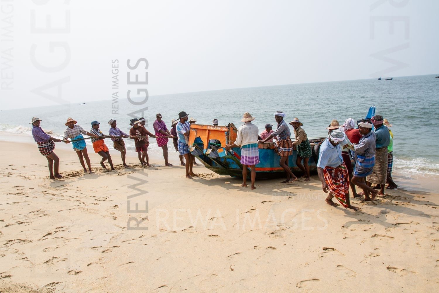 Fishing boats in Kerala