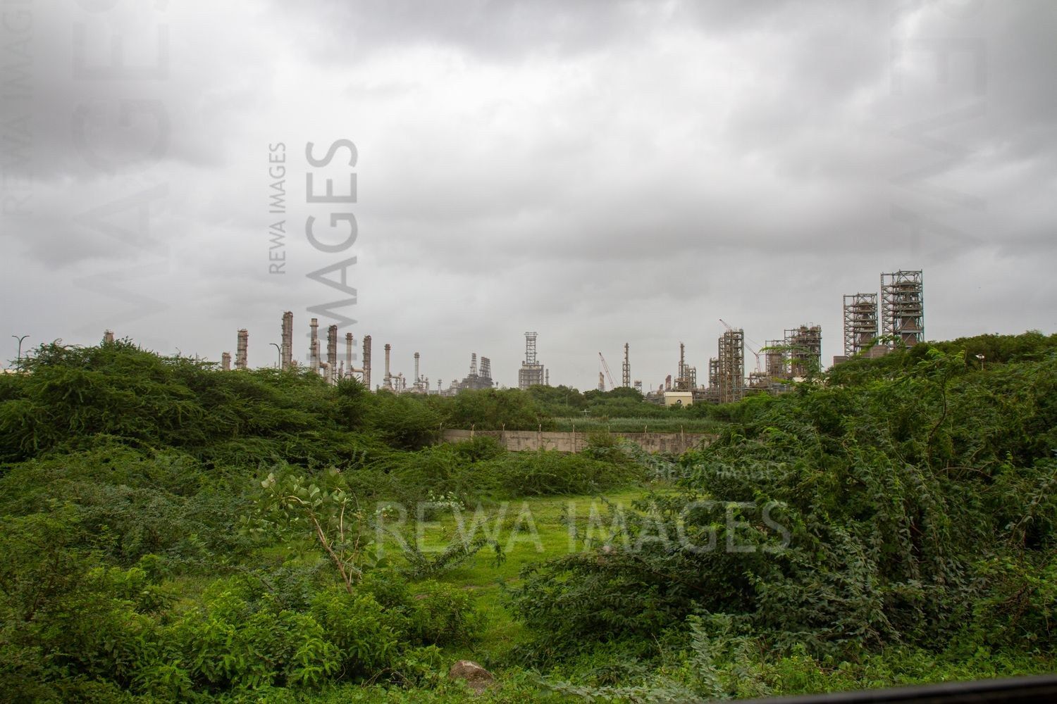 Petrochemical complex in Jamnagar, Gujarat