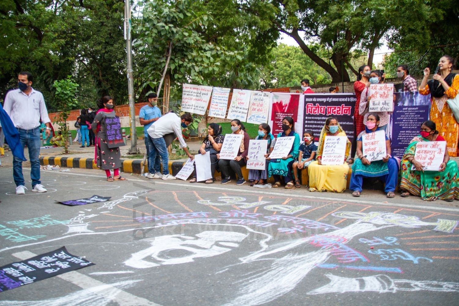 Protests against 2020 Hathras rape case