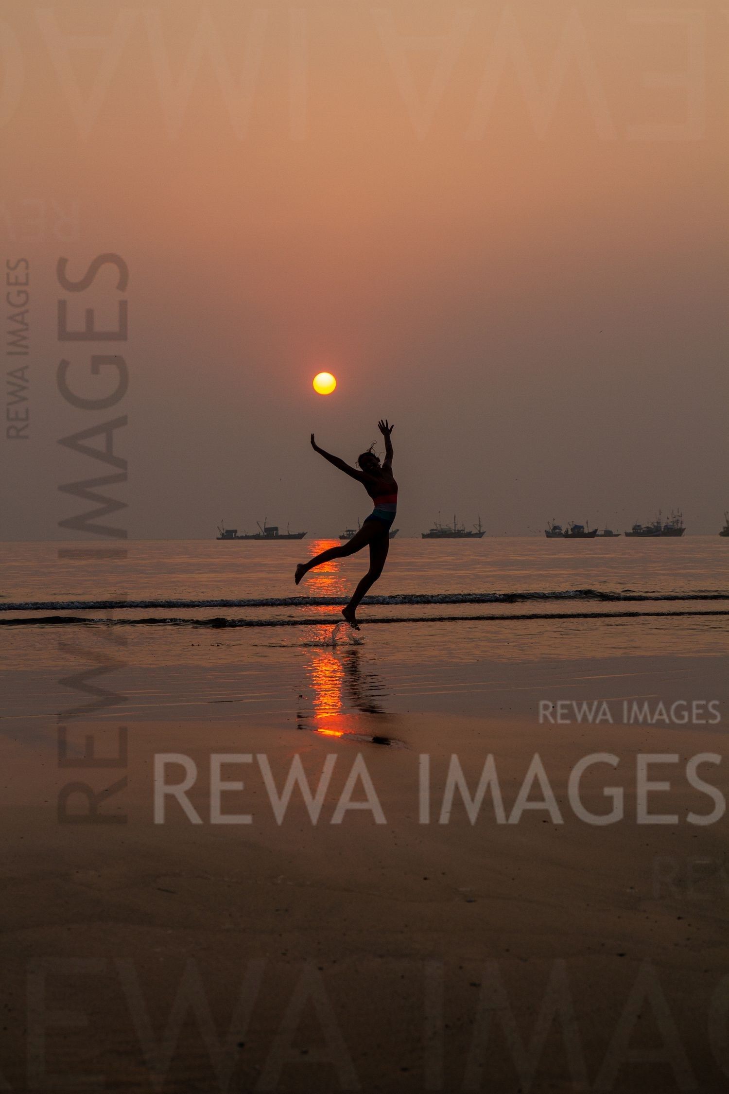 Gymnastics at the Sunset