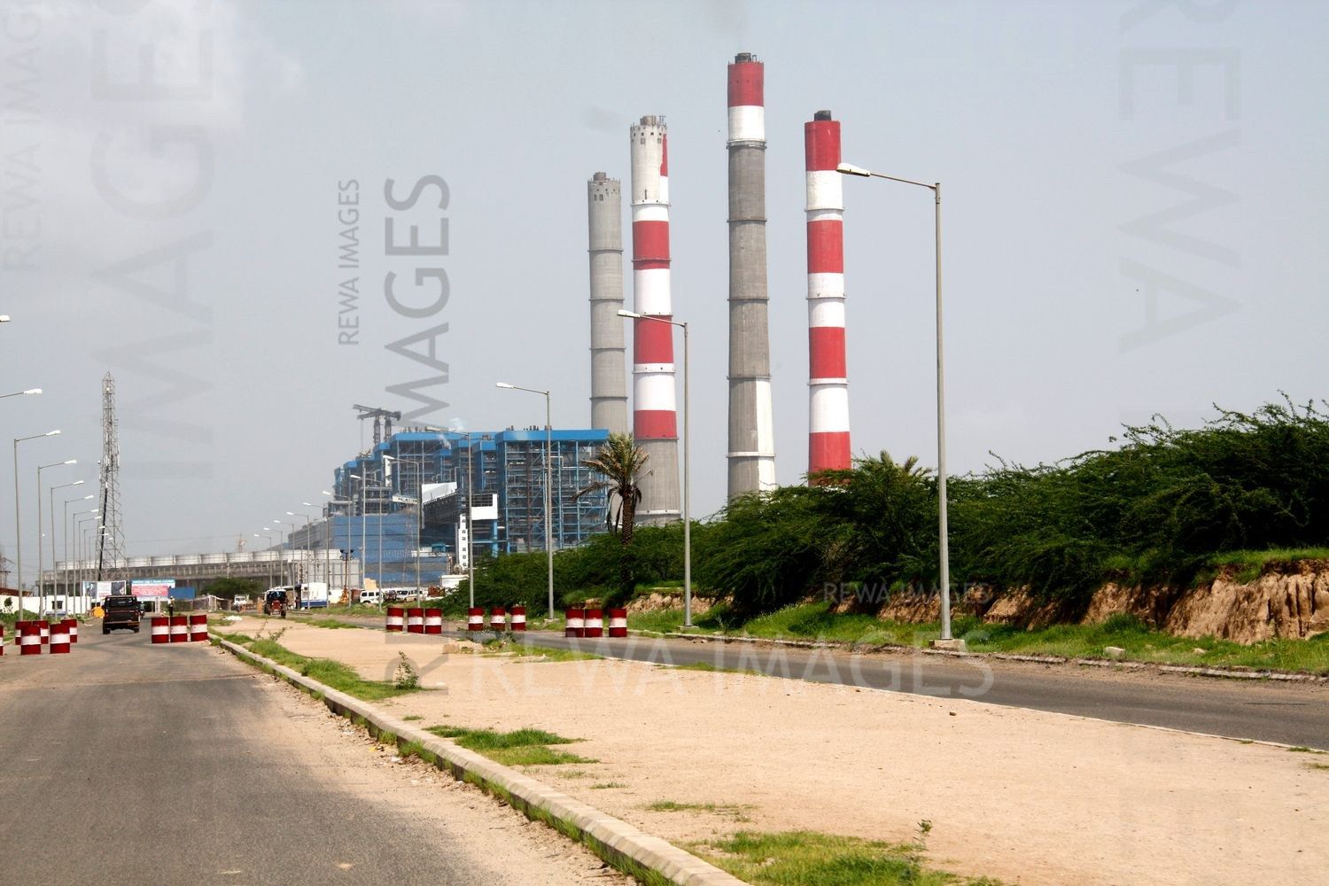 Adani power project in Kutch, in the early days