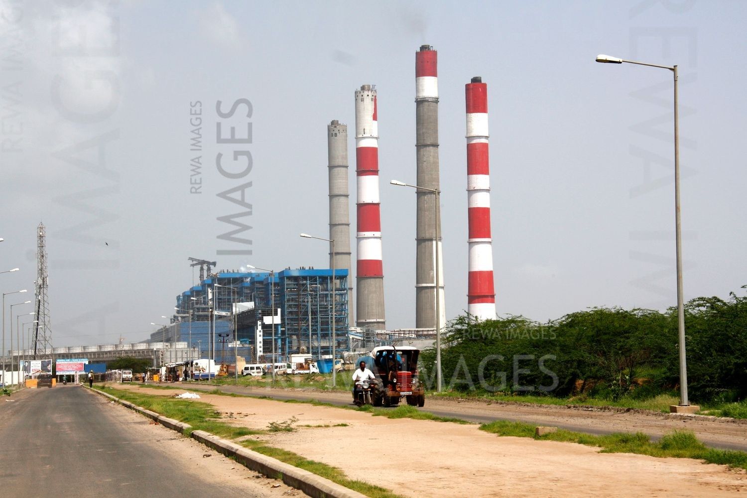 Adani power project in Kutch, in the early days