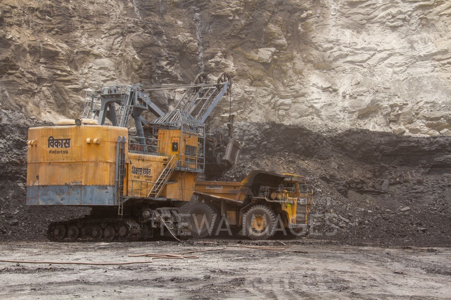 Coal mining in Singrauli