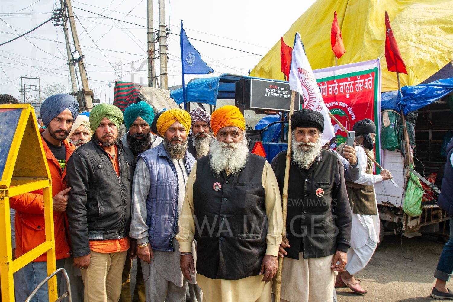 The 2020–2021 Indian farmers' protest against three farm acts passed by the Parliament of India in September 2020.