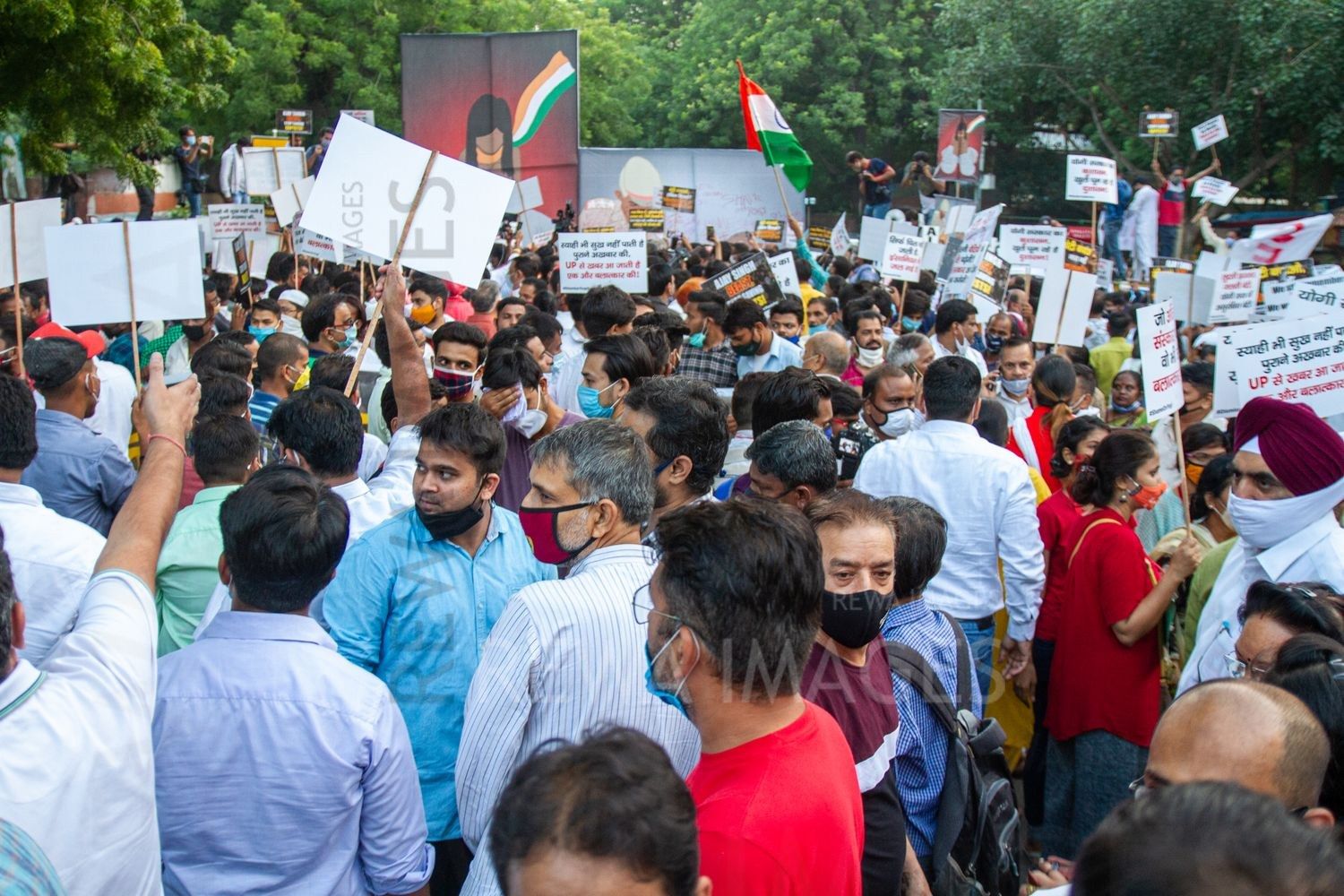 Protests against 2020 Hathras rape case