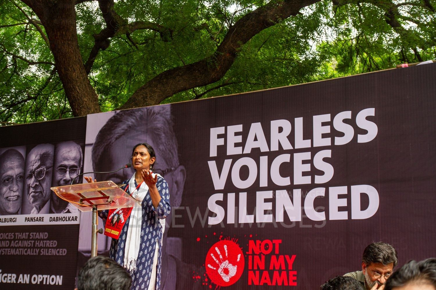 Gauri Lankesh - Fearless Voices Silenced. Delhi, September 2017