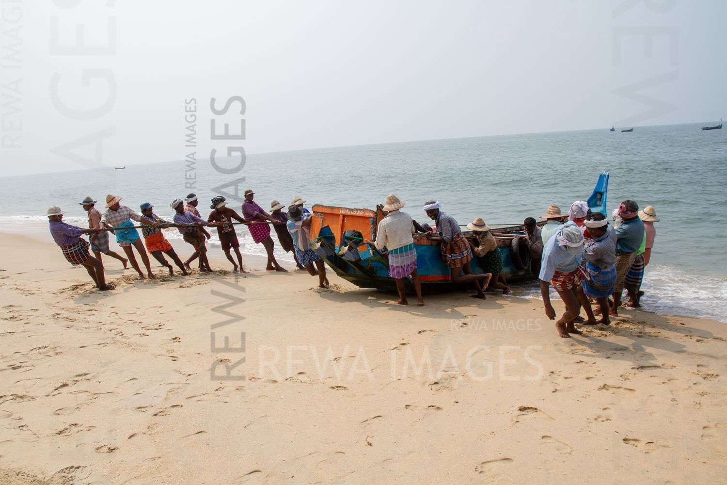 Fishing boats in Kerala