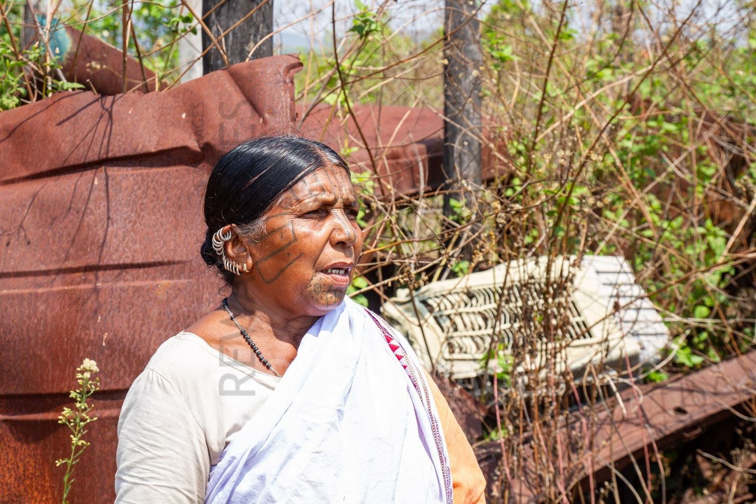 The women adivasi community leaders