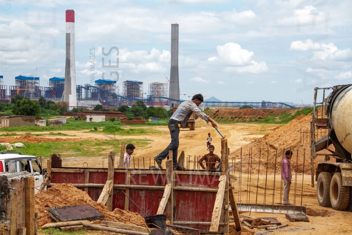 Sasan Coal Project under construction