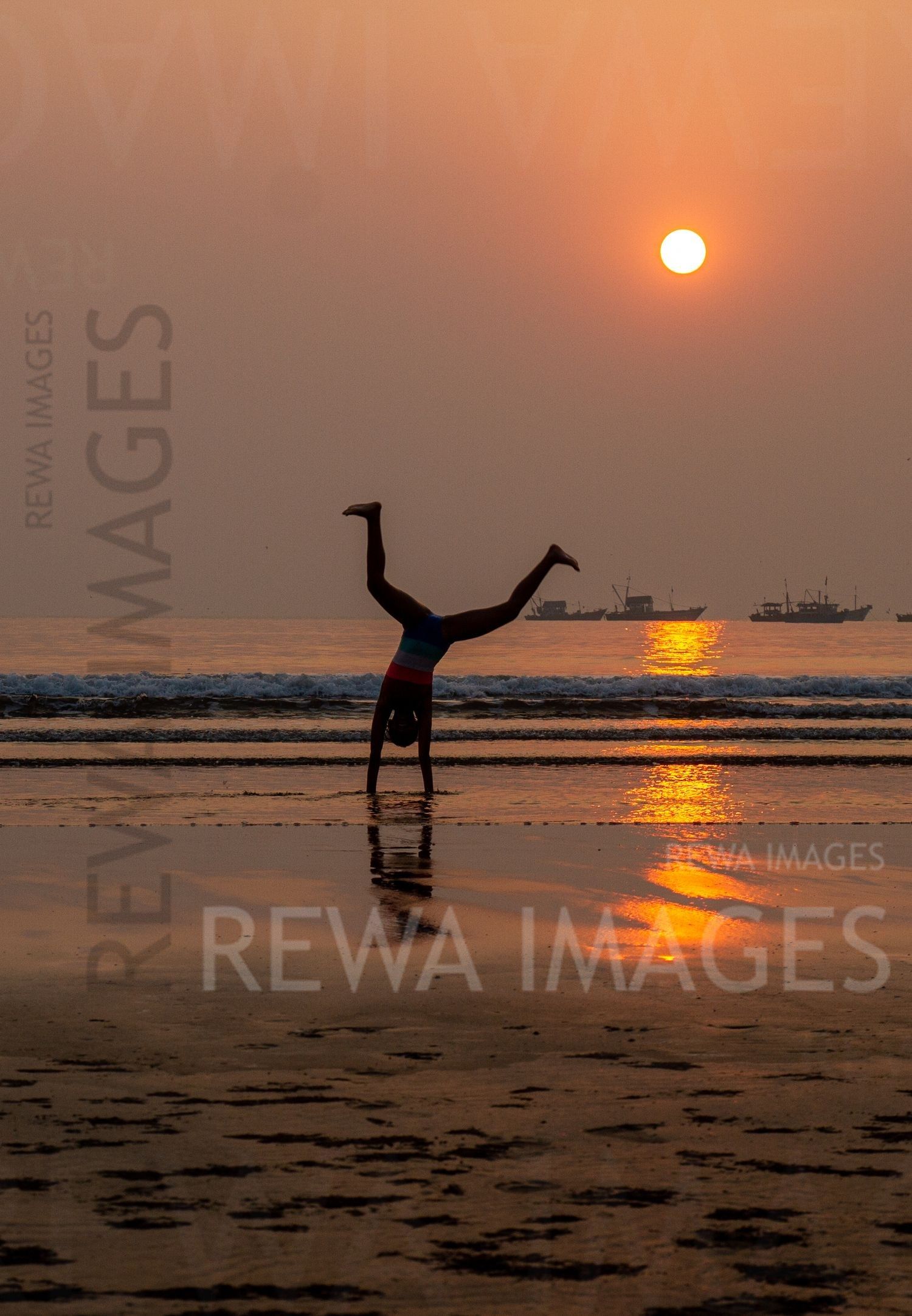 Gymnastics at the Sunset