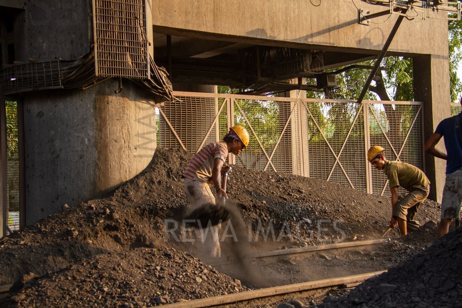 Coal miners in Singrauli