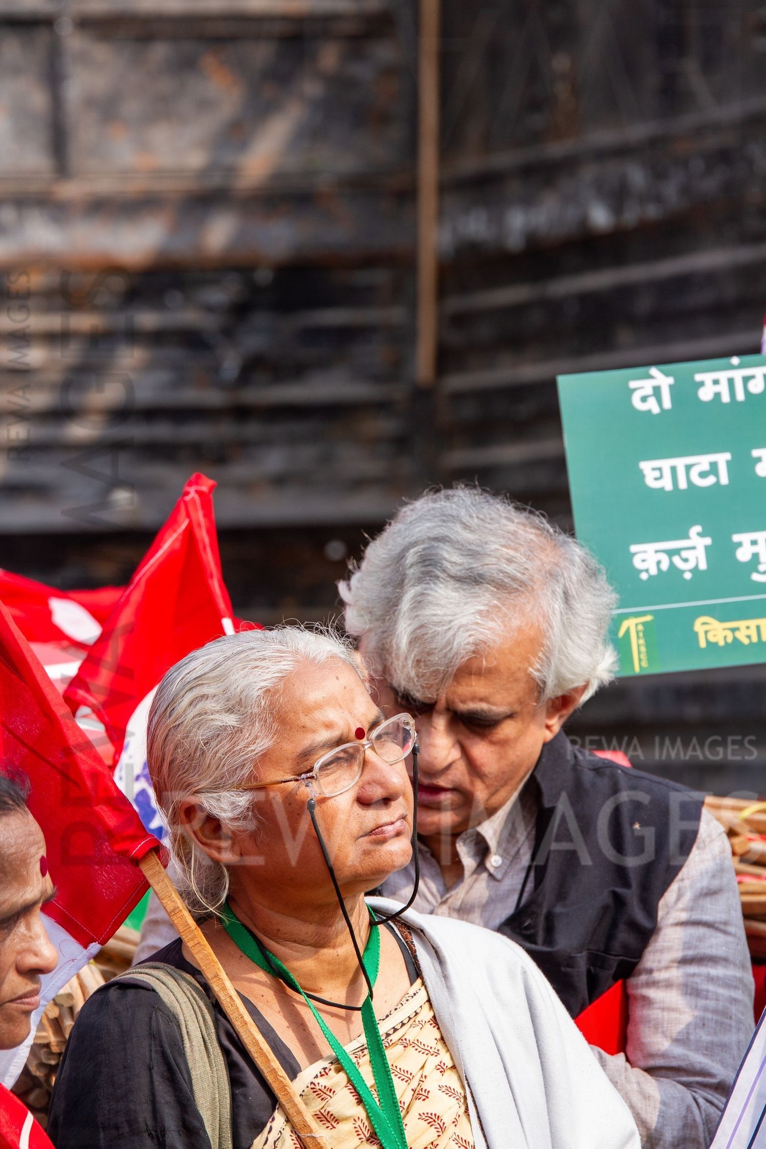 Medha Patkar at Kisan Mukti March of 2018, New Delhi