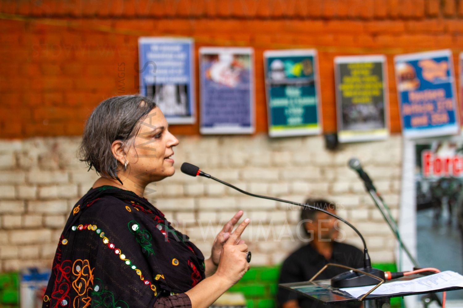 Citizens protest at Jantar Mantar, New Delhi in October 2019 against the “75 days of lockdown in Kashmir” after the amendment to Article 370 and 35A.