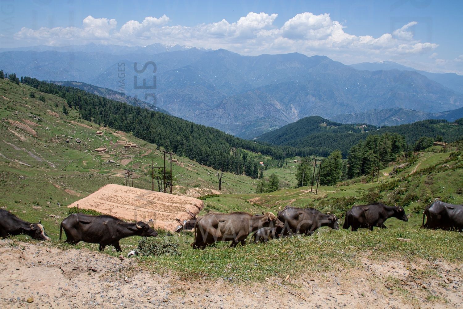Himalayan mountain range in Kashmir