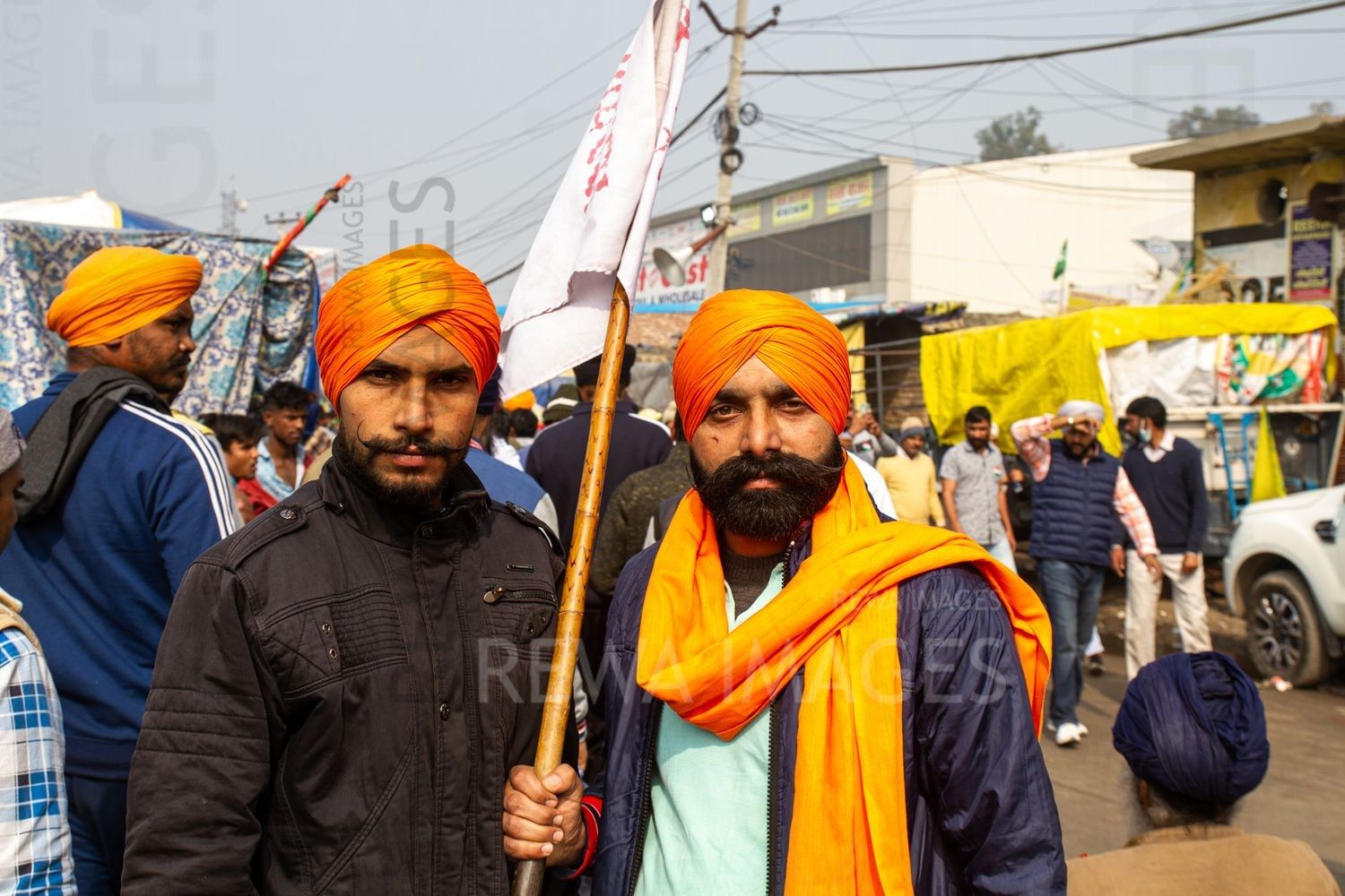 The 2020–2021 Indian farmers' protest against three farm acts passed by the Parliament of India in September 2020.