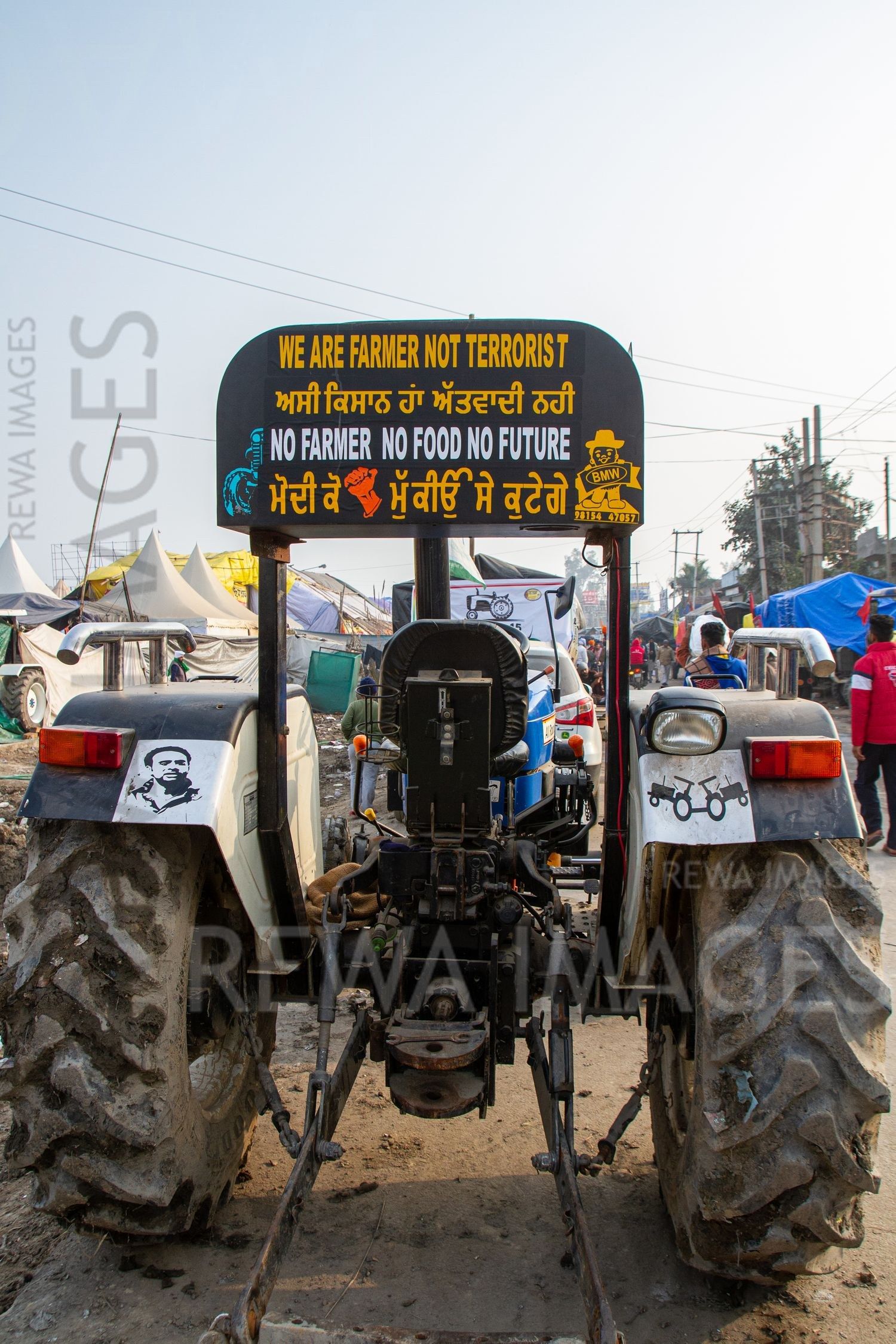 The 2020–2021 Indian farmers' protest against three farm acts passed by the Parliament of India in September 2020.