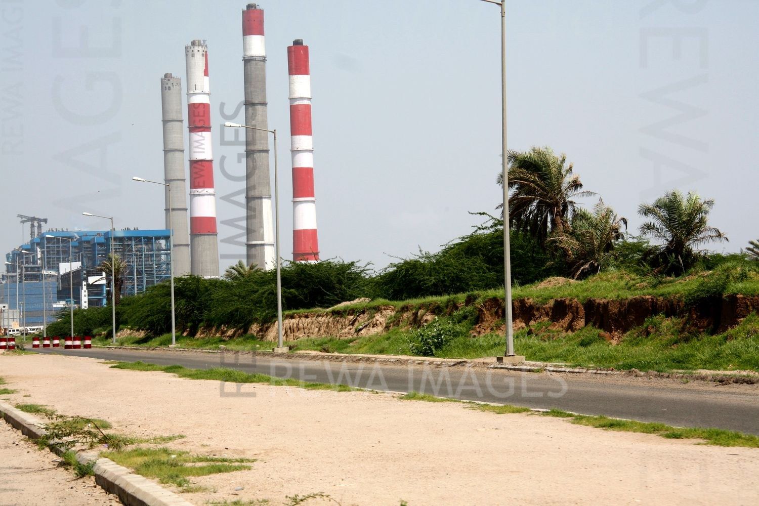 Adani power project in Kutch, in the early days