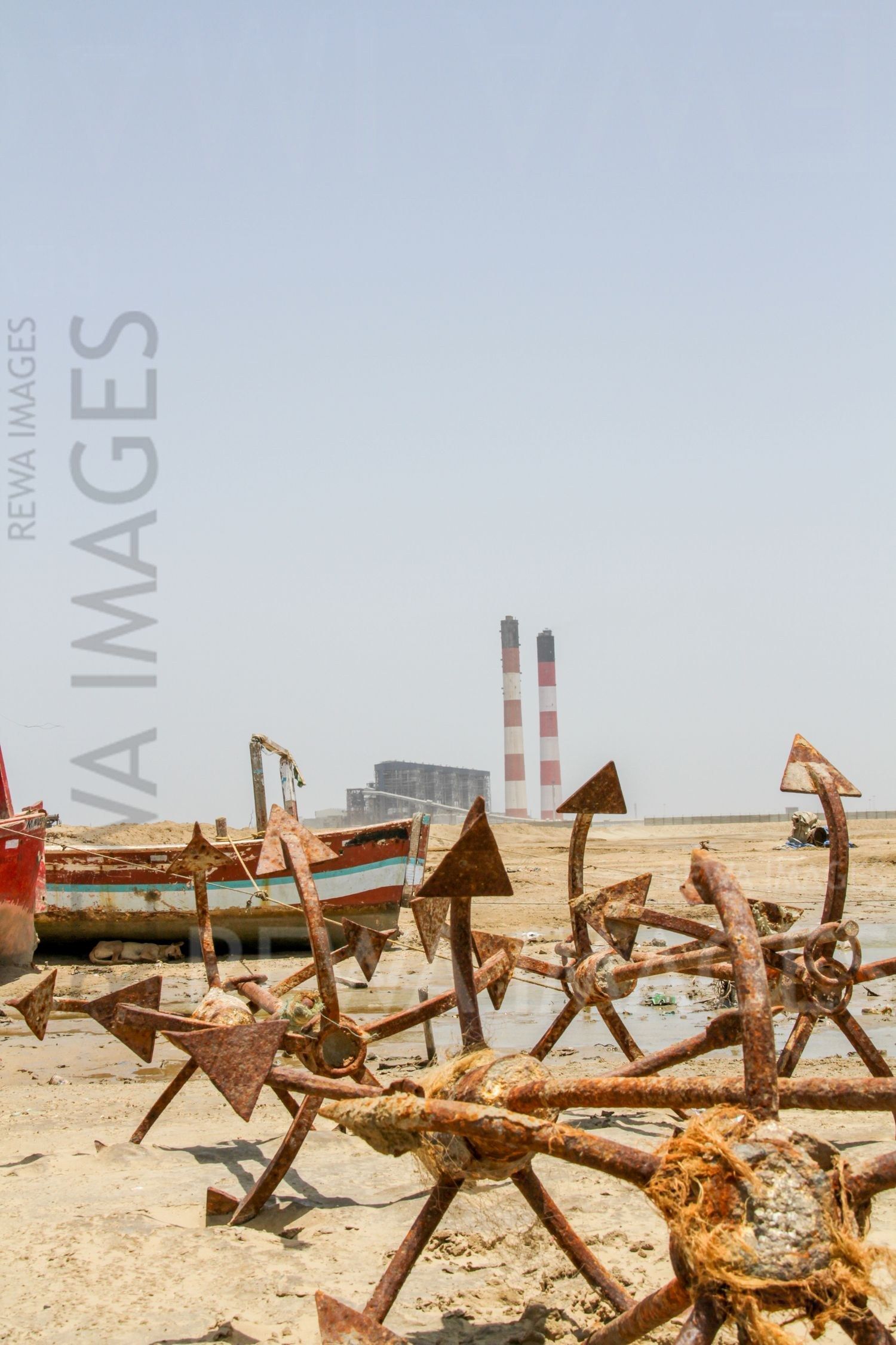 Fishing village impacted by the Tata Mundra coal project