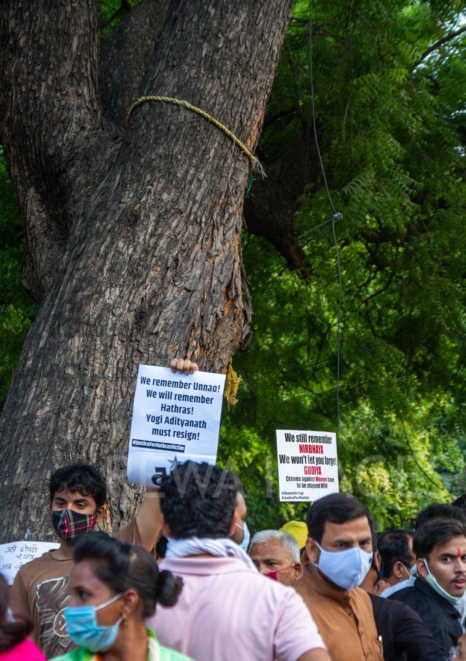 Protests against 2020 Hathras rape case