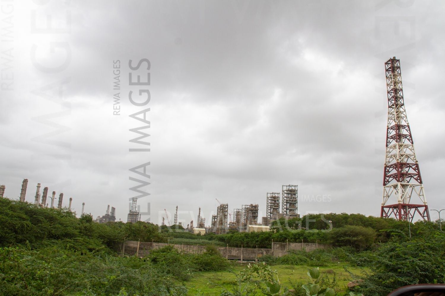 Petrochemical complex in Jamnagar, Gujarat