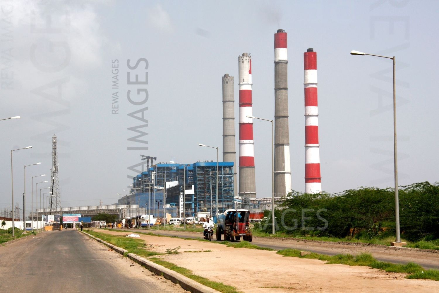 Adani power project in Kutch, in the early days
