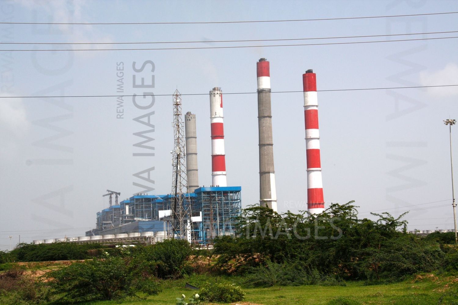 Adani power project in Kutch, in the early days