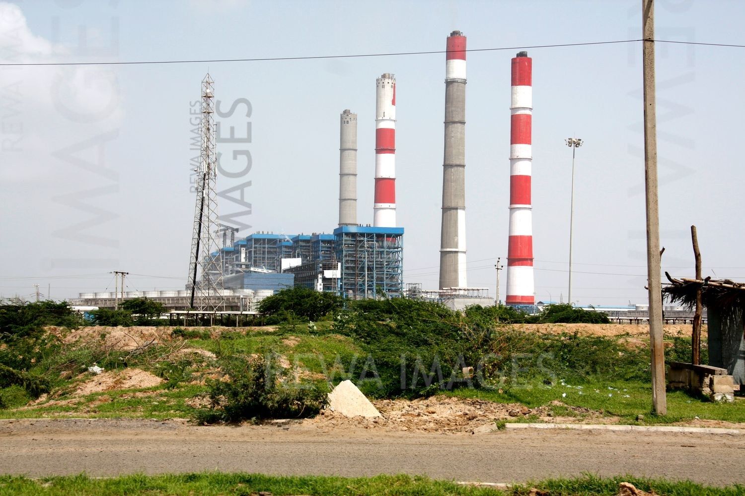 Adani power project in Kutch, in the early days