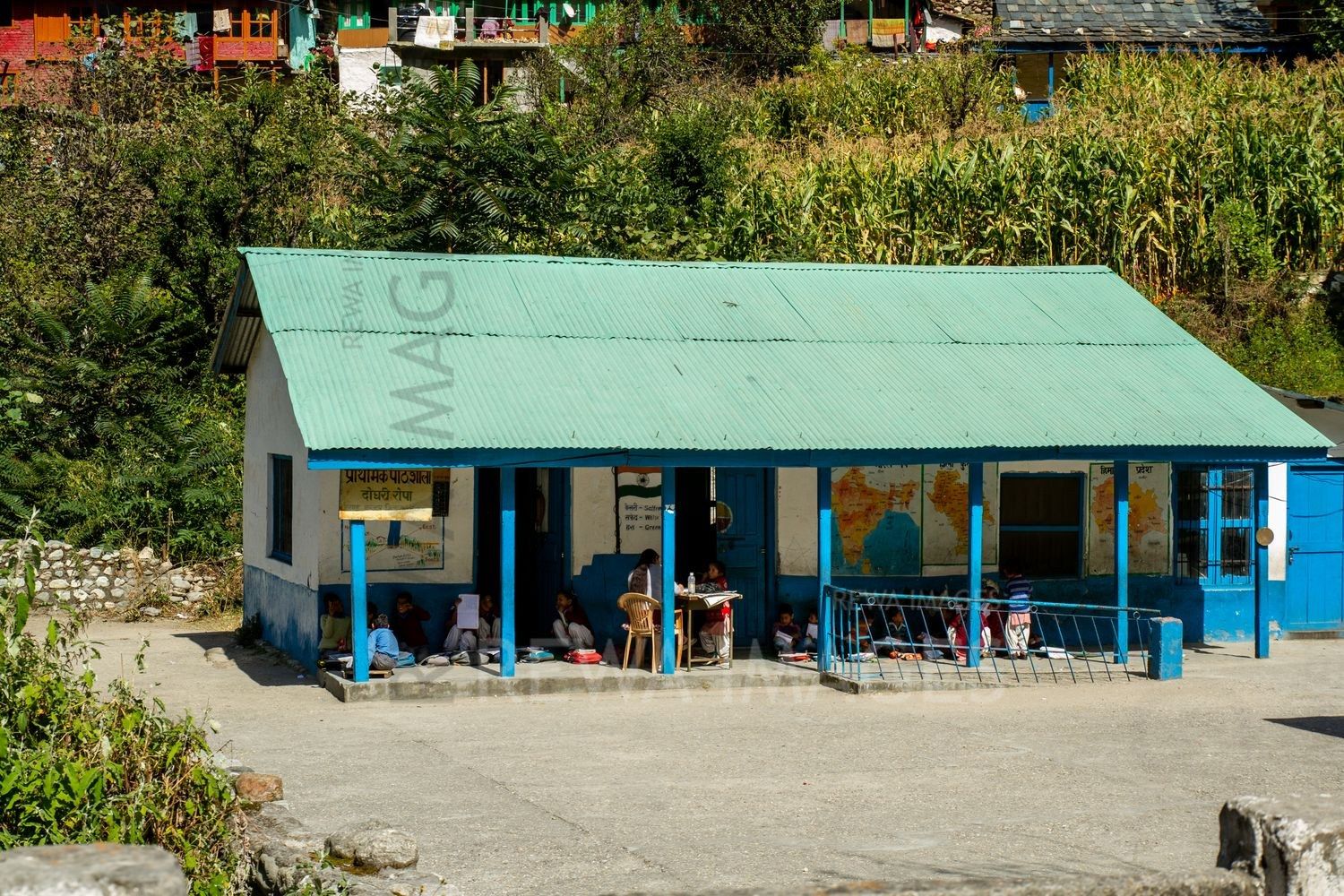 A school in a himalayan village