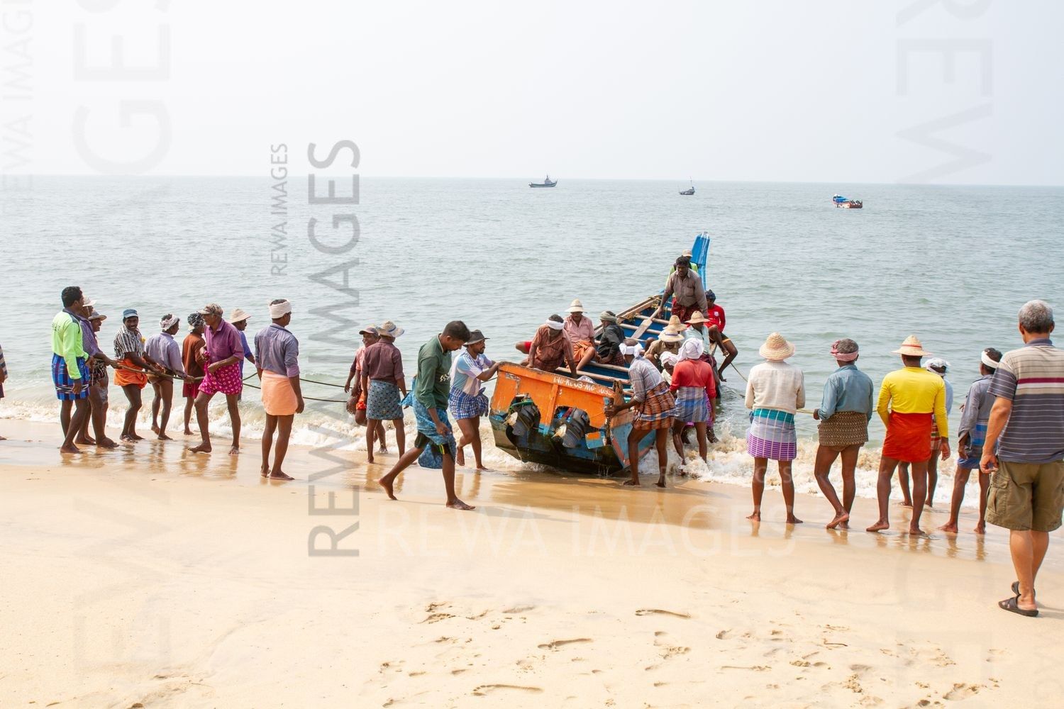 Fishing boats in Kerala
