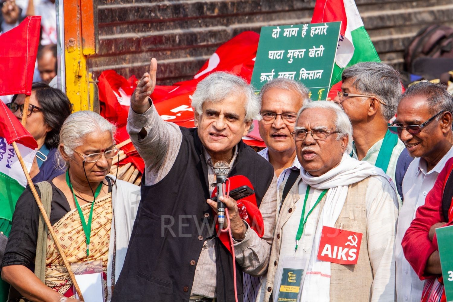 P Sainath at Kisan Mukti March 2018 New Delhi
