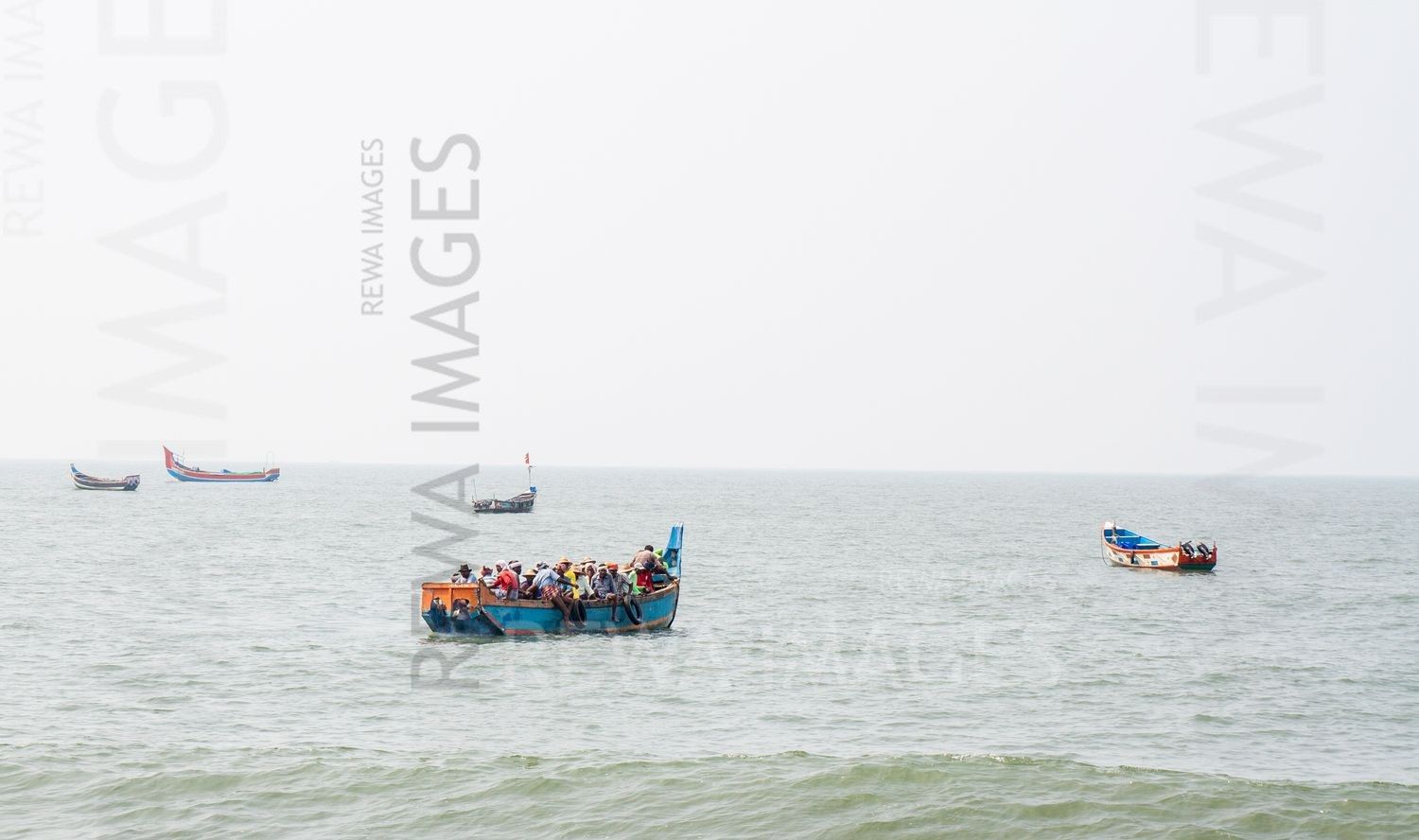 Fishing boats in Kerala