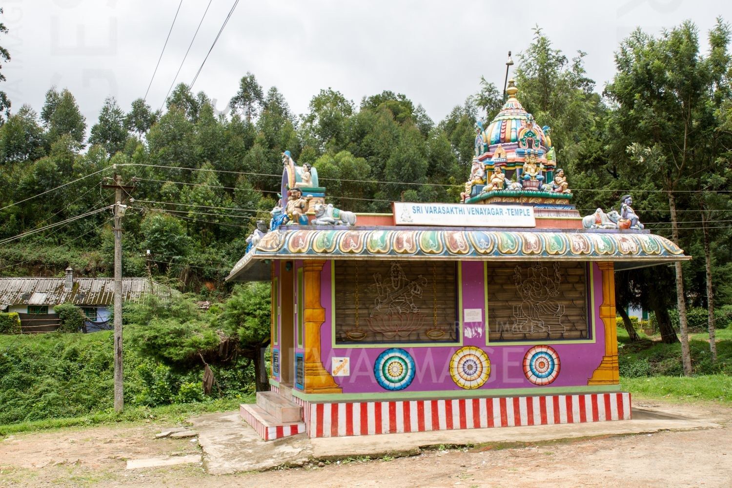 Temple in rural Kerala