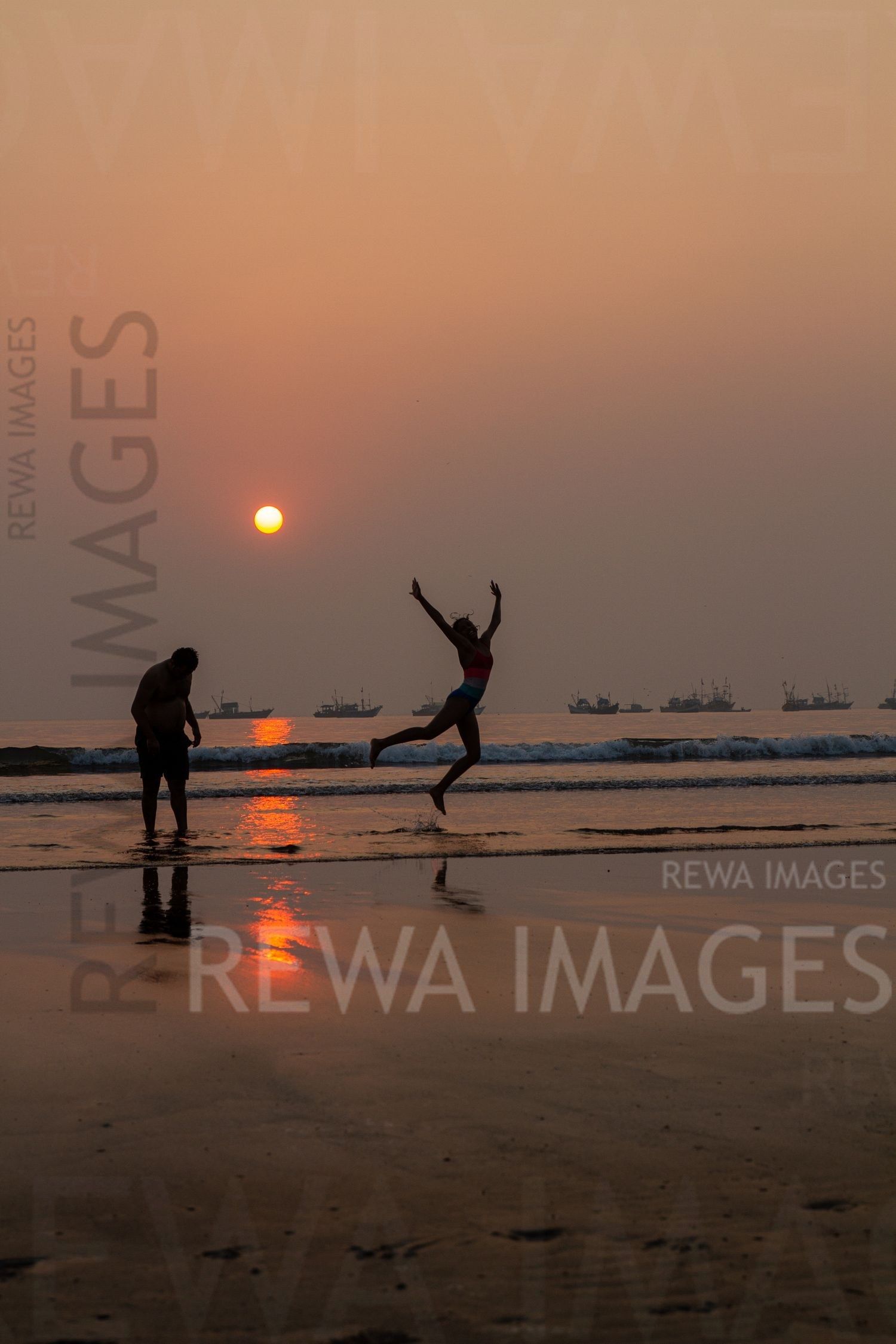 Gymnastics at the Sunset