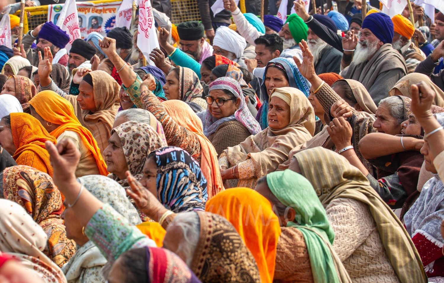 The 2020–2021 Indian farmers' protest against three farm acts passed by the Parliament of India in September 2020.