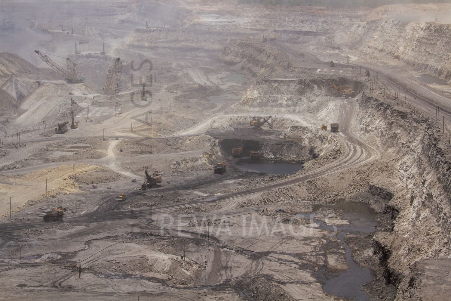 Coal mining in Singrauli