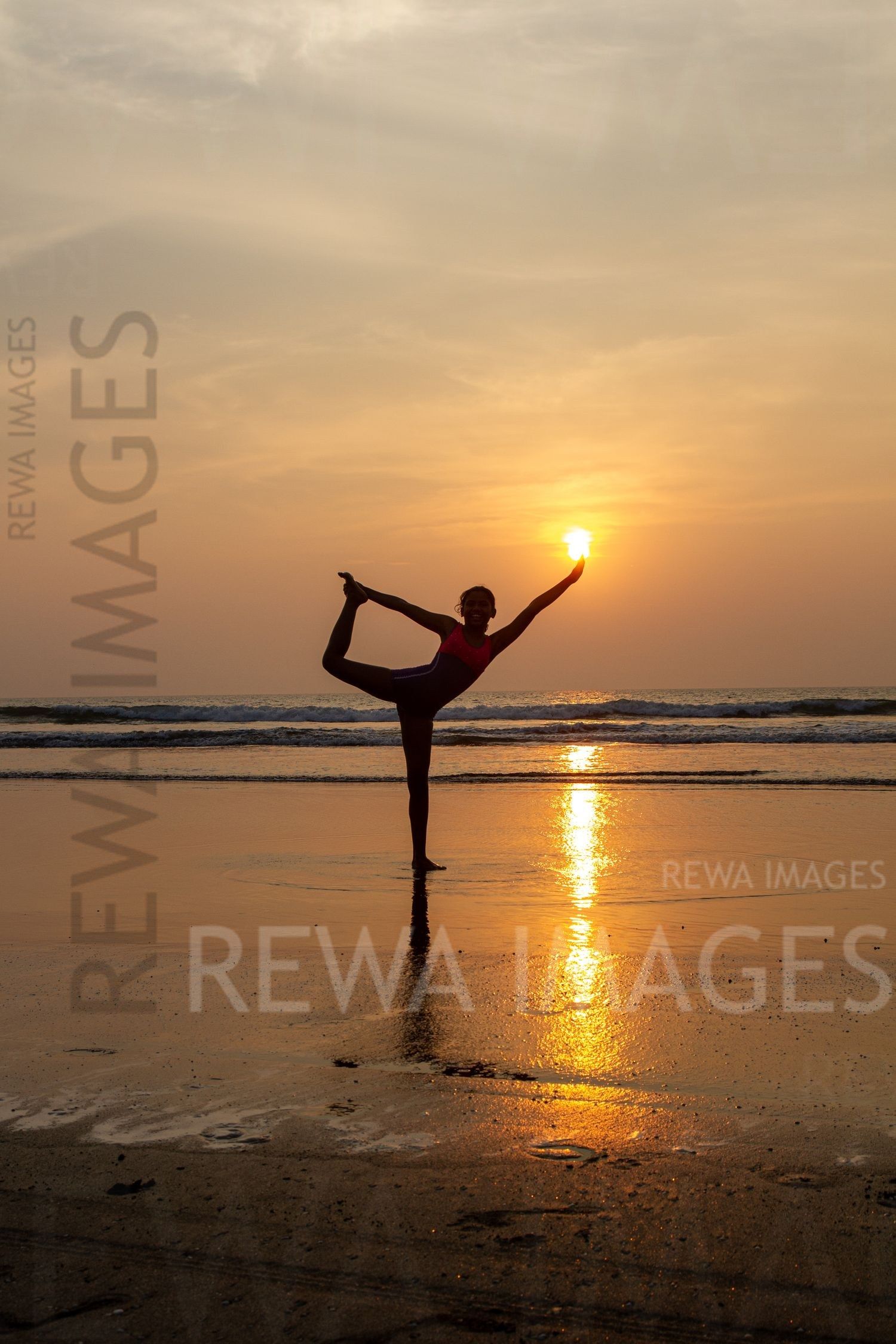 Gymnastics at the Sunset