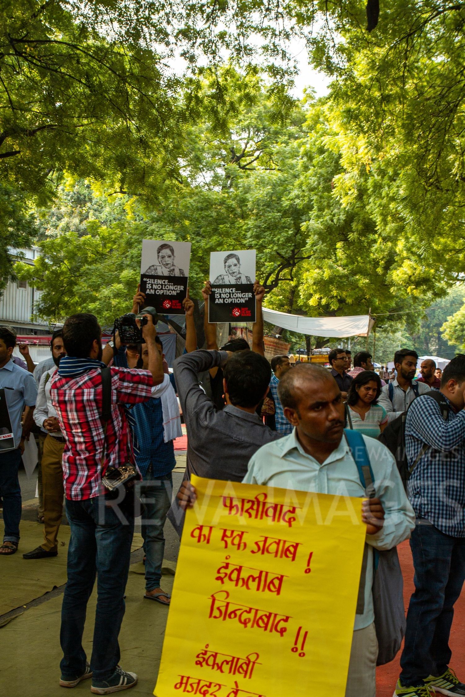 Gauri Lankesh - Fearless Voices Silenced. Delhi, September 2017