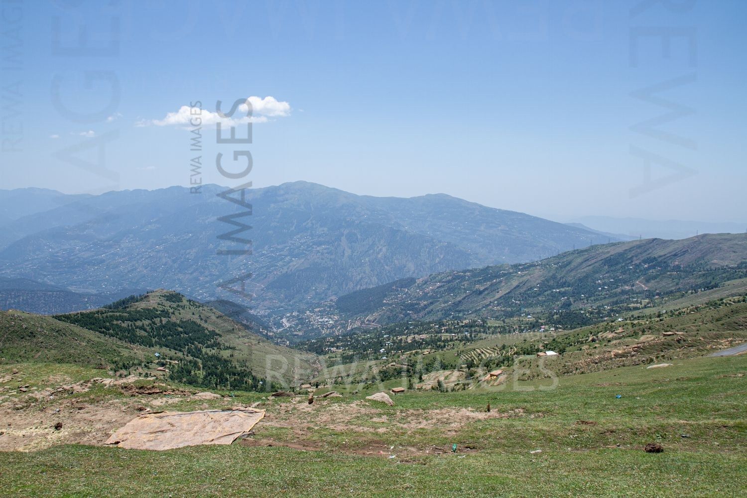 Himalayan mountain range in Kashmir