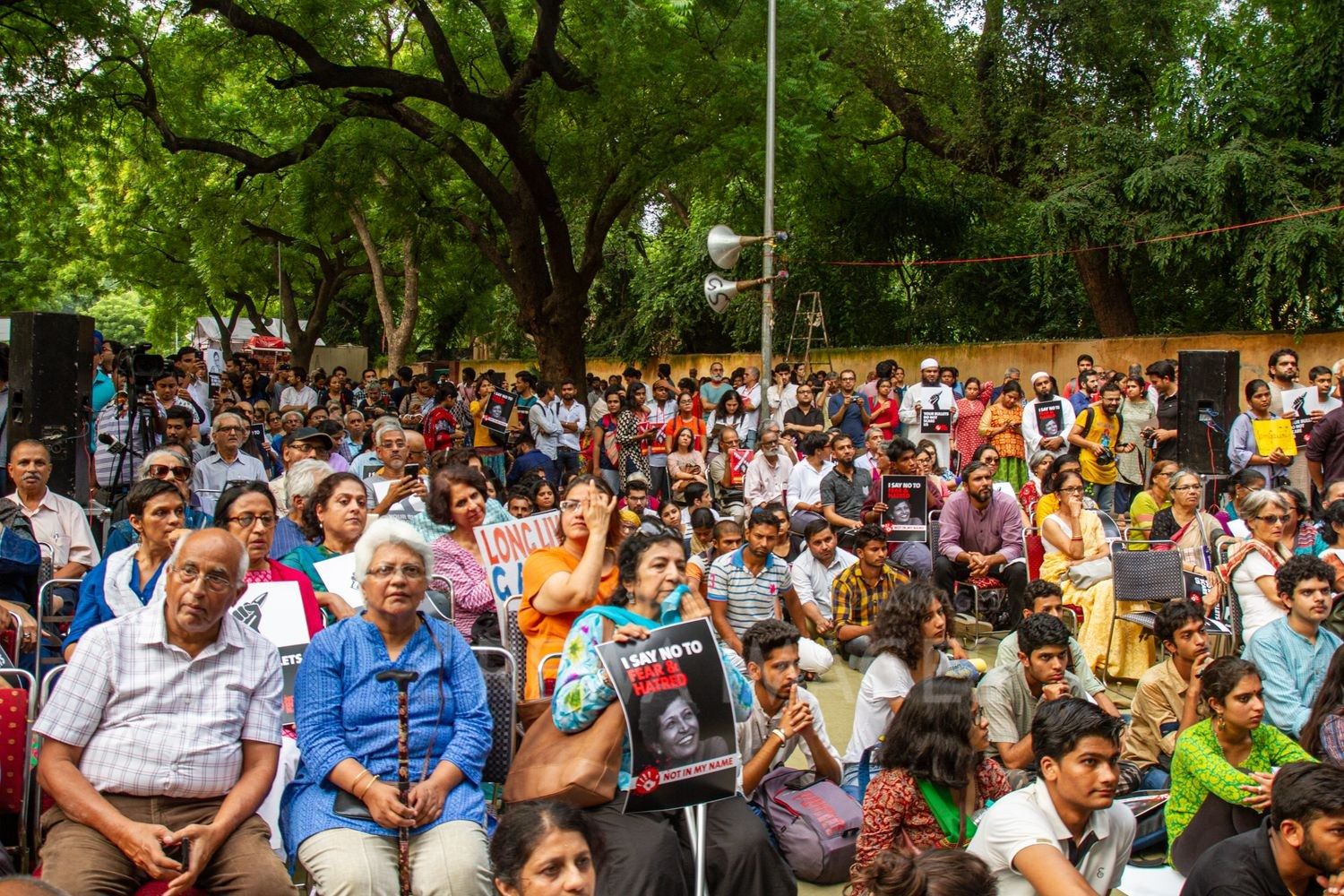 Gauri Lankesh - Fearless Voices Silenced. Delhi, September 2017