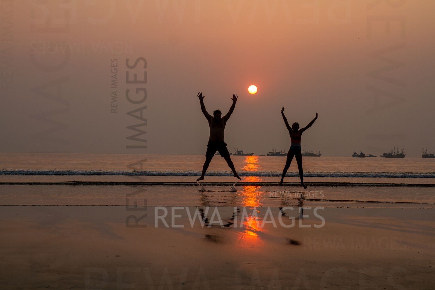 Gymnastics at the Sunset