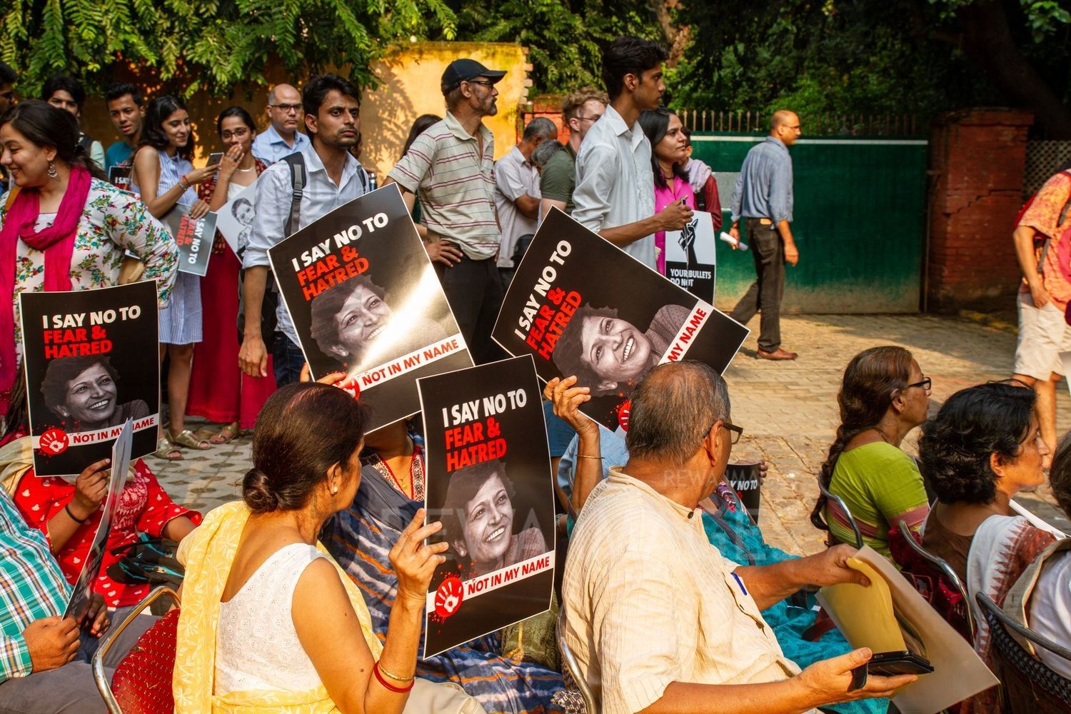 Gauri Lankesh - Fearless Voices Silenced. Delhi, September 2017