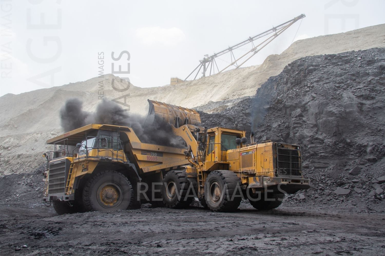 Coal mining in Singrauli