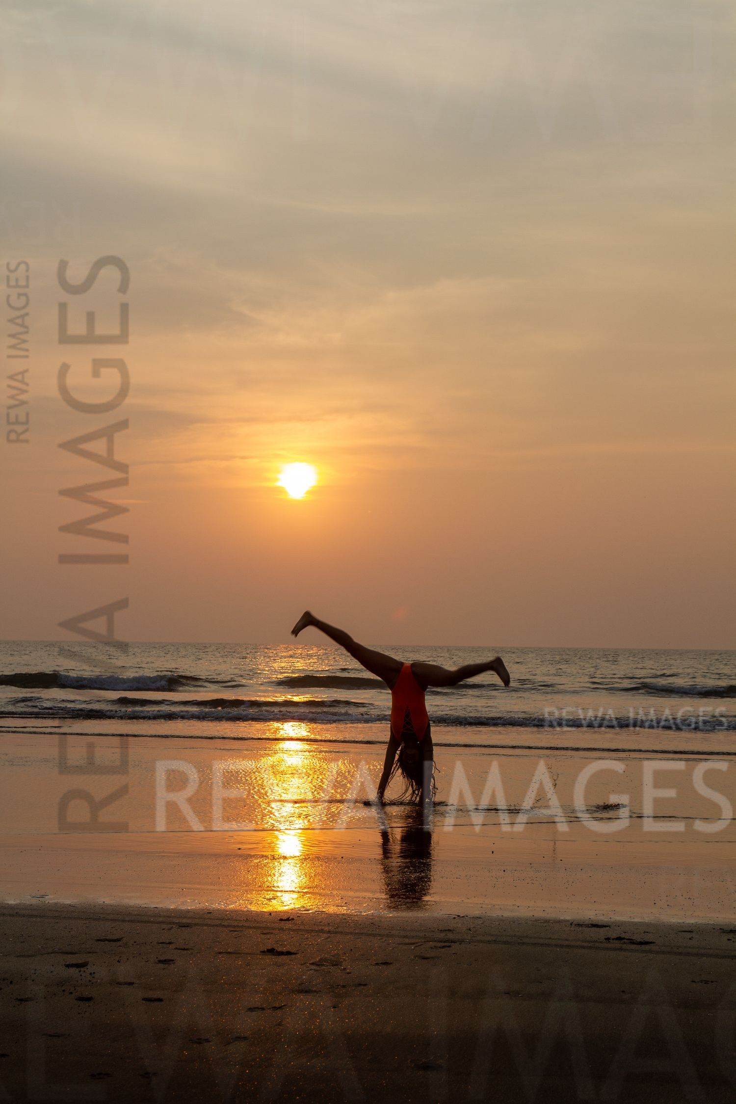 Gymnastics at the Sunset