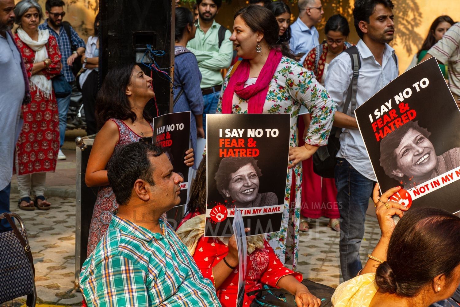 Gauri Lankesh - Fearless Voices Silenced. Delhi, September 2017