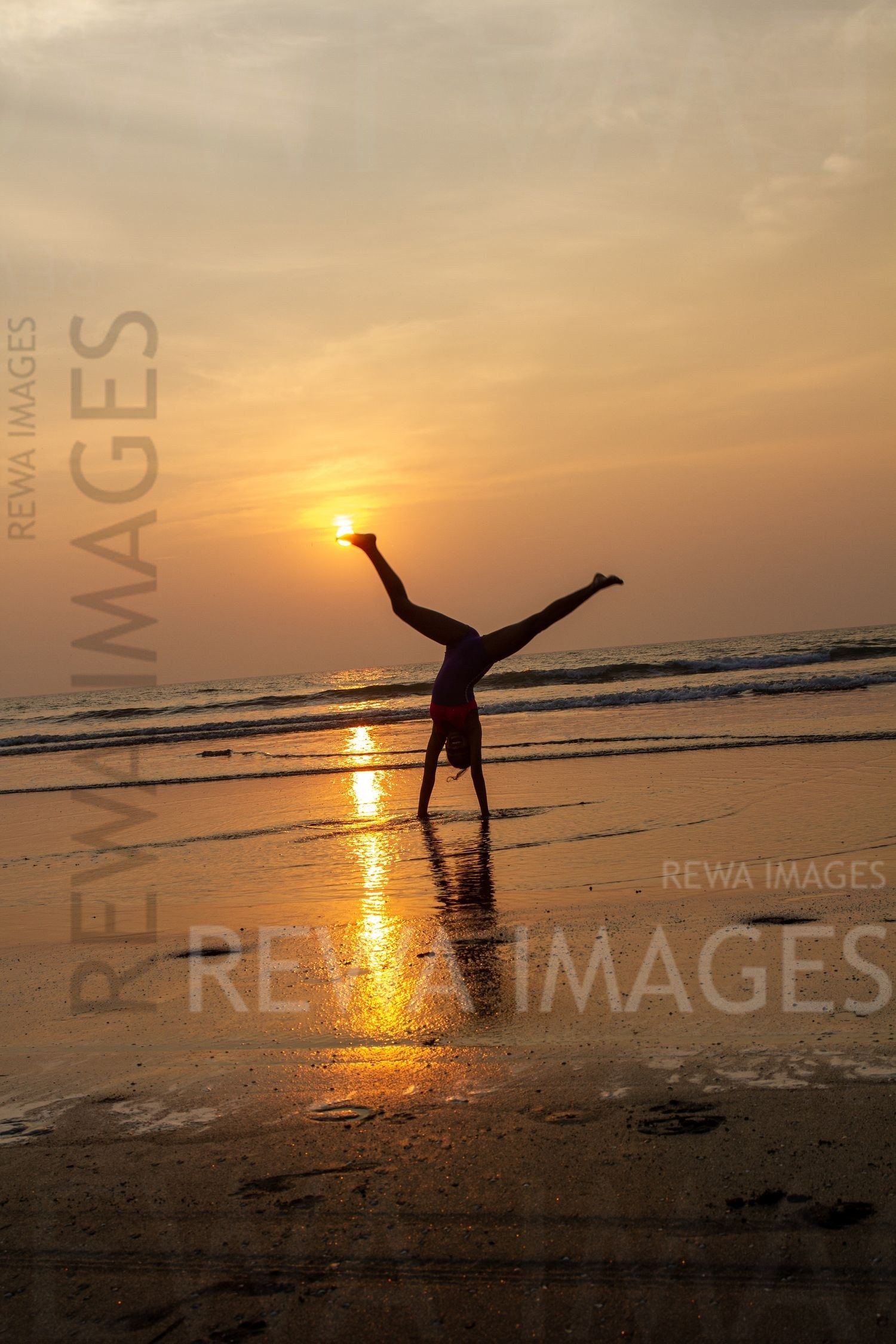 Gymnastics at the Sunset